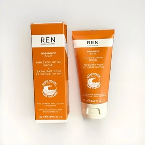 REN skincare RADIANCE PHA EXFOLIATING FACIAL A 2-min PHA & Vit C facial BNIB - Picture 1 of 6