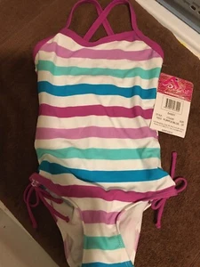 Kanu Surf Girls' Sassy One Piece Swimsuit Size 3T NEW. B120 - Picture 1 of 3
