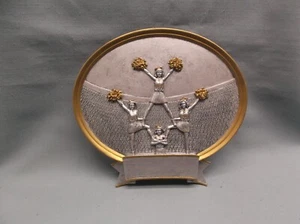 Cheer Cheerleading Trophy Placa de resina ovalada PDU 54506-GS grande - Imagen 1 de 1