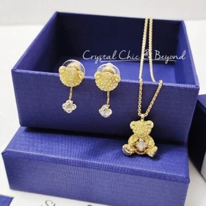 NIB AUTHENTIC SWAROVSKI Teddy Necklace Pendant, Bear #5642975 5642976 - Picture 1 of 8