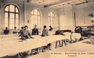 Belgique - SAINT-SERVAIS (Namur) Sanatorium du Beau-Vallon - Repasserie - Imagen 1 de 2