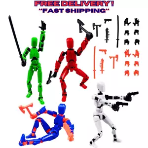 Anditoy 4 Pack T13 Action Figure Set Assembly Completed 3D Printed Multi-Jointed - Picture 1 of 6