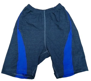 ACCLAIM Compression Cotton Lycra Running Shorts Medium Grey/Royal 26"/28" Waist - Picture 1 of 5