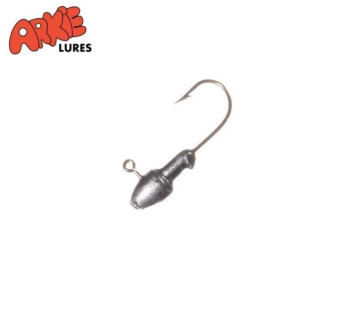 20 (2 упаковки) неокрашенный Arkie гольяна голова джиг ~ краппи бас приманка ~ Бесплатная доставка - Изображение 1 из 1