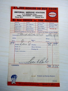 Imperial Service Station ESSO Gas Oil Wilmot Nova Scotia 1948 Middleton Tax - Picture 1 of 4
