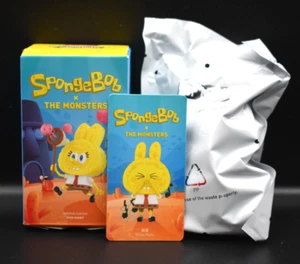 Pop Mart Spongebob The Monster Nose Flute Labubu Figure Figurine (A7) - Picture 1 of 1