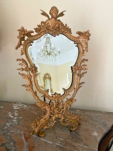 A Stunning French Antique Table Mirror c1880 - Picture 1 of 11