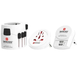 SKROSS 1302521  Weltreiseadapter -austauschbare Sicherung 2xUSB A #P2.1 - Bild 1 von 2