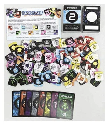 Derpy NanoBot Battle Arena Card Game Tile Strategy Family Game Night Robot - Image 1 of 2