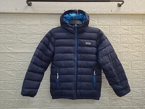 New Stio Hometown Down Hooded Jacket Mountain Shadow Size 12 - Picture 1 of 8