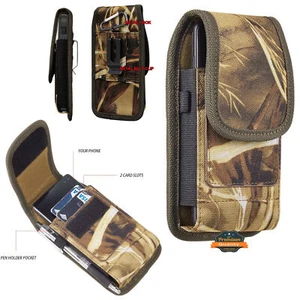 Funda Universal Vertical Caza Camuflaje Ranuras para Tarjetas Se Adapta a Estuche Cubierta 6.1" - Imagen 1 de 9