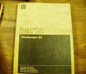 CAT Caterpillar CHALLENGER 65 PARTS  MANUAL  7YC1-up - Picture 1 of 4