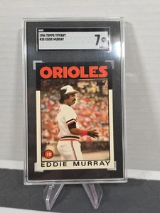 1986 Topps Tiffany EDDIE MURRAY SGC 7 Baltimore Orioles HOF - Picture 1 of 3