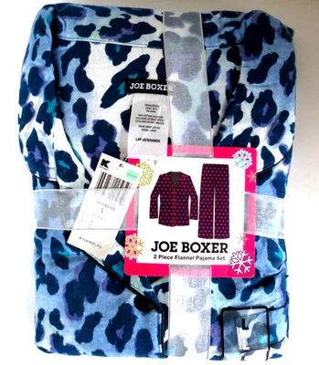 NEW - Joe Boxer Women Large 2-Piece Flannel Pajama Sleep Set - Image 1 of 4
