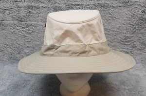 Sombrero The Tilley Unisex Talla XL Le Chapeau Duradero Caqui Crema y Ala Oliva Cubo - Imagen 1 de 7