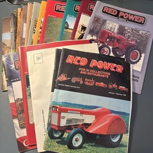 Lot of 18 Red Power Magazine 1999-2008 International Harvester Tractors Farmall - Imagen 1 de 10