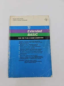 TI-99/4a 1980 Extended Basic Manual Home Computer  - Picture 1 of 6