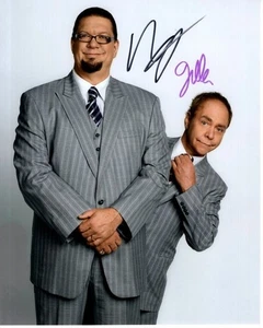 Foto firmada por Penn Jillette & Raymond Teller 8x10 con holograma - Imagen 1 de 2