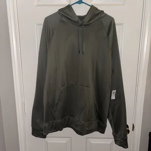 Old Navy Active Hoodie Sweatshirt Men's XL Green Go Dry Pullover Drawstring NWT - Picture 1 of 5