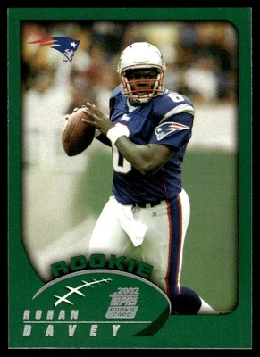 2002 Topps Rohan Davey Rookie New England Patriots #369 - Image 1 of 2