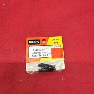 DU-BRO CAT. NO. 572 ~NIP~ 4-40 X 3/4" Socket Head Cap Screws - Picture 1 of 2