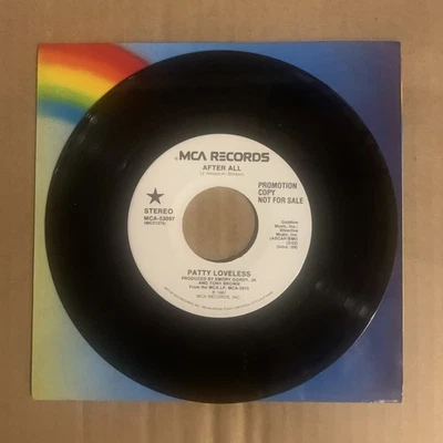 Patty Loveless, 45 rpm, Promo, VG+, After All, MCA-53097 Foto 1 de 2