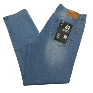 Refinery Republic Jeans Herren 38/32 Slim Leg Opening Stretch Comfort Lt Wash Denim - Bild 1 von 11