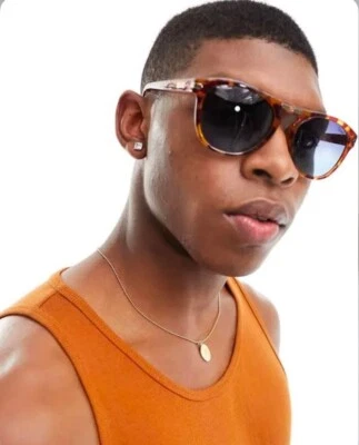 Gafas de sol Quay para hombre degradadas polarizadas “respaldas pulidas” azul aviador tortuga unisex Foto 1 de 4