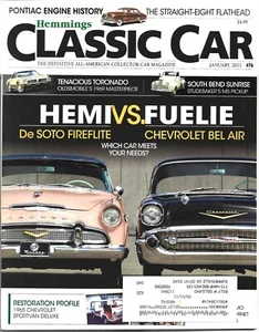 January 2011 Issue Hemmings Classic Car DeSoto Hemi vs Chevrolet Fuelie - Bild 1 von 2
