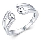 Vintage Open Jewelry Spinner Bead Rings Party Gift for Women
