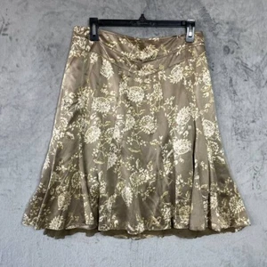 Falda Floral Y2K Forest Fairy Seda Romántica Cottagecore Festival Terroso 4 - Imagen 1 de 8