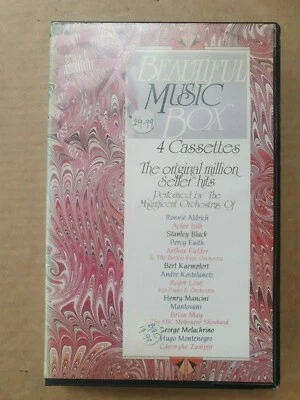 BEAUTIFUL MUSIC BOX  Ronnie Aldrich Acker Bills - 4  cassette  box set excellent - Image 1 of 3