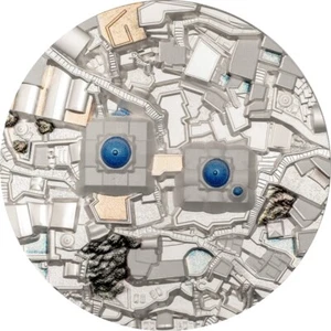 5 oz Cook Island Silbermünze Bucket List - Santorini 2024 Ultra High Relief PP - Picture 1 of 8
