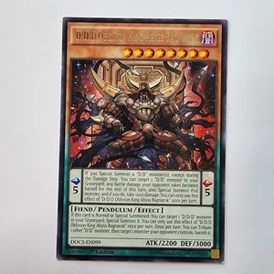 D/D/D Oblivion King Abyss Ragnarok - DOCS-EN099 - LP - Rare - 1st ed - Yugioh - Picture 1 of 2