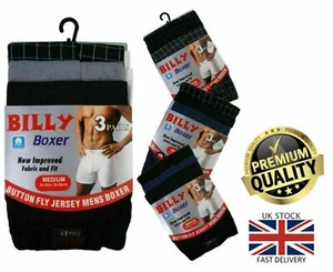 6 Paar Billy Boxershorts Baumwolle Unterwäsche für Herren klassisch S-5XL Jersey - Bild 1 von 1