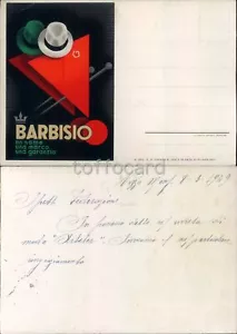 PUBBLICITA' CAPPELLI BARBISIO-STILE FUTURISMO-AUTORE MINGOZZI-C51-45 - Picture 1 of 1