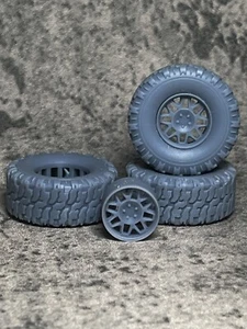 Resin 1/24 Scale Off-Road model car wheels, 1/24 1/25 Truck - Picture 1 of 8