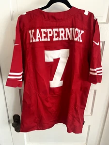 Nike NFL On Field Red San Francisco 49ers Kaepernick Jersey Size L - Picture 1 of 6