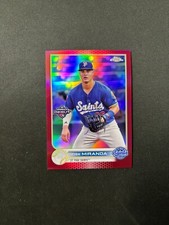 2022 Topps Chrome Pro Debut Jose Miranda Chrome Red Refractor 1/5 BJHT