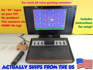 HDMI TV Converter Box Adapter for Atari 2600 7800 Colecovision Intellivision - Picture 1 of 9