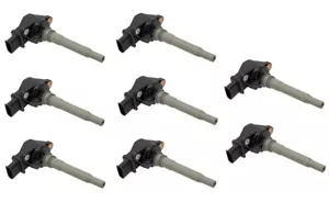 Set of 8 Ignition Coil with Spark Plug Connector OEM DELPHI for Mercedes-Benz - Picture 1 of 1