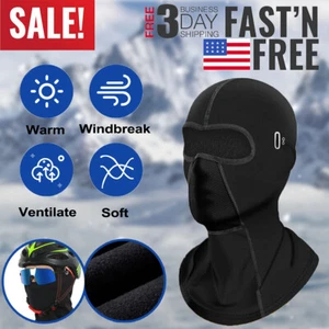 Winddichte Sturmhaube Vollgesichtsmaske Winter Fleece Hals warm für Ski Motorrad USA - Bild 1 von 9