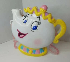 Disney MRS. POTTS Beauty & the Beast Singing Purse Musical Toy Dress-up Working  - Picture 1 of 9