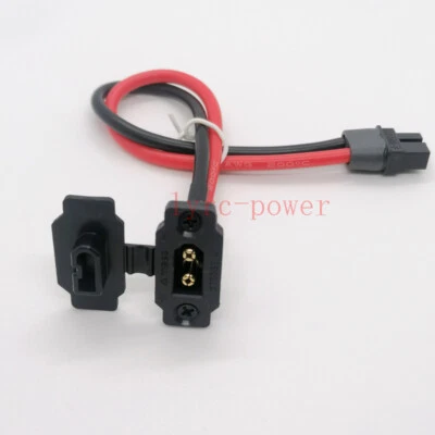 Amass XT60BE-M Anti-Dirt Mount Male to XT60 Female Connector 12AWG Silcone Cable - Image 1 of 4