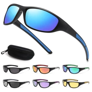 Polarized Sunglasses for Women Men Cycling Fishing Sunglasses Wrap Around Shades - Picture 1 of 24