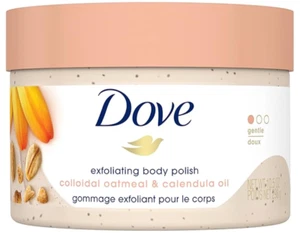 Dove Gentle Exfoliating Body Polish, Colloidal Oatmeal & Calendula Oil, 10.5 oz - Picture 1 of 6