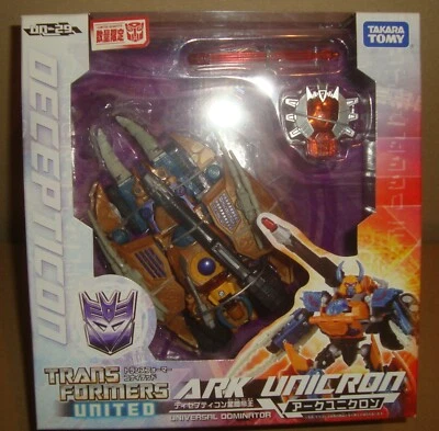 TRANSFORMERS UNITED UN-29 UNIVERSAL DOMINATOR ARK UNICRON TAKARA TOMY BOX DAMAGE - Immagine 1 di 4