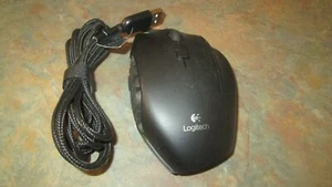 Logitech G600 MMO Wired Gaming Mouse - Black - Photo 1/6
