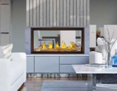 Napoleon Vector Tall 50" See-Through Linear Direct Vent Gas Fireplace, TLV50N2 - Image 1 of 4