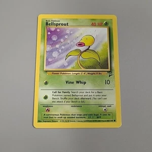 Pokemon TCG Bellsprout 66/130 Base Set 2 WOTC Vintage MP - Picture 1 of 2